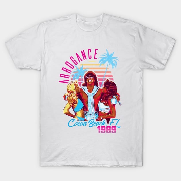 Arrogance Wrestling Martel 1989 vintage style t-shirt T-Shirt by teeheehustle